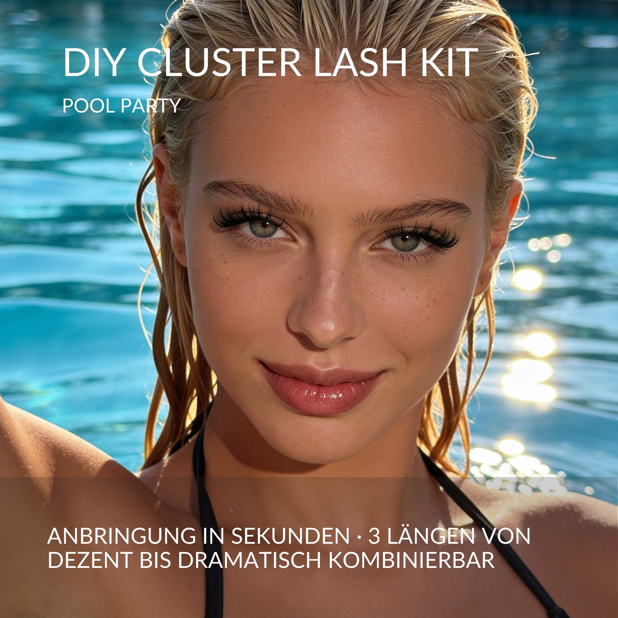 Press On Lashes - Pool Party