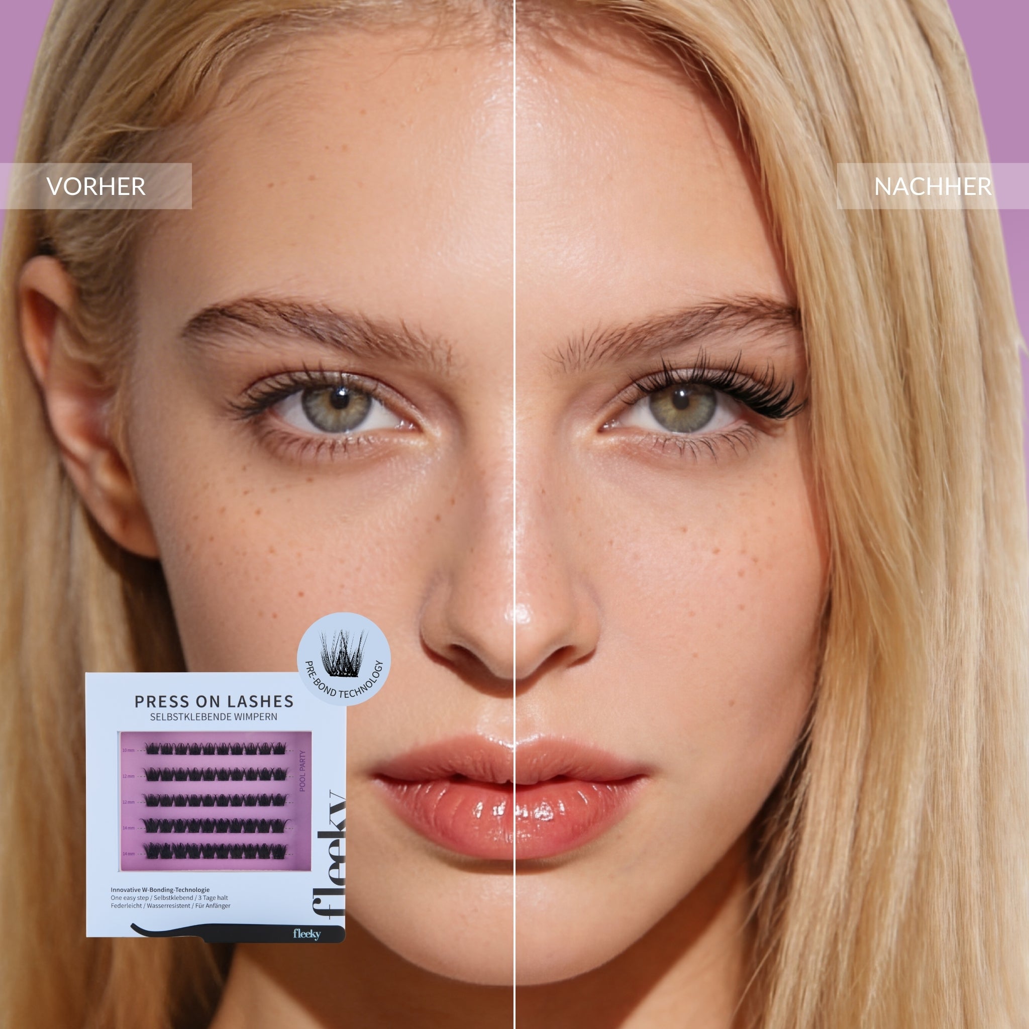 Press On Lashes - Pool Party