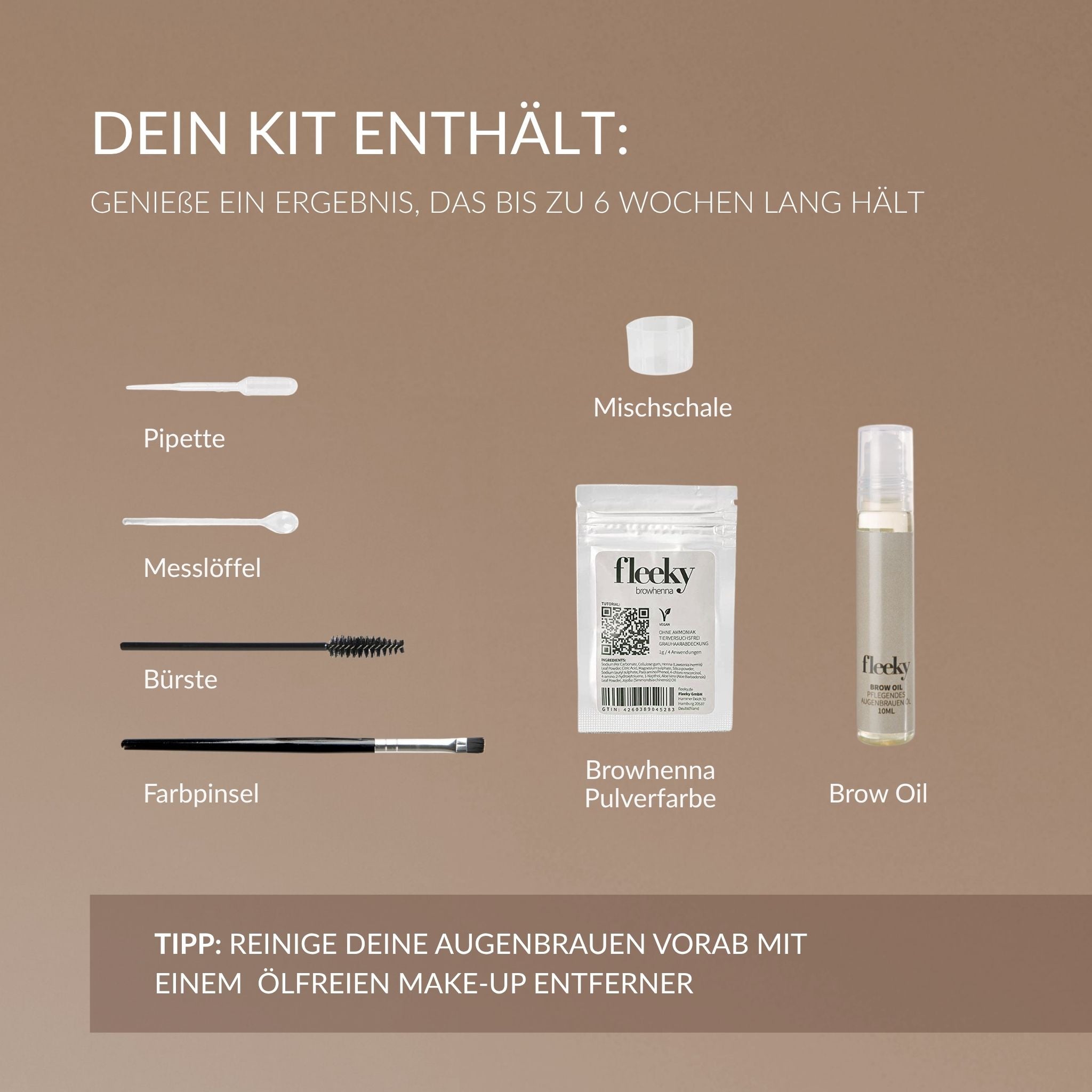browhenna im kit enthalten