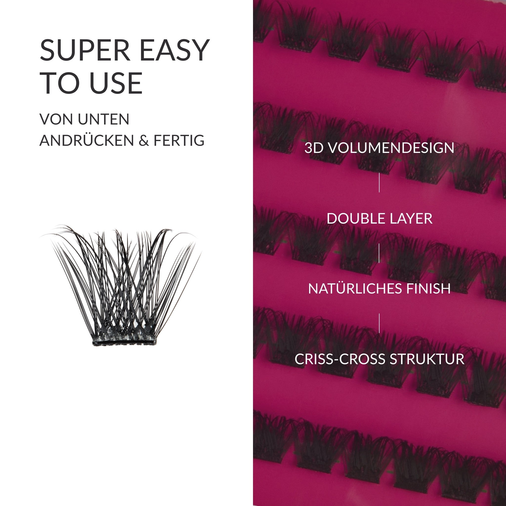 Press On Lashes - Serata Romantica